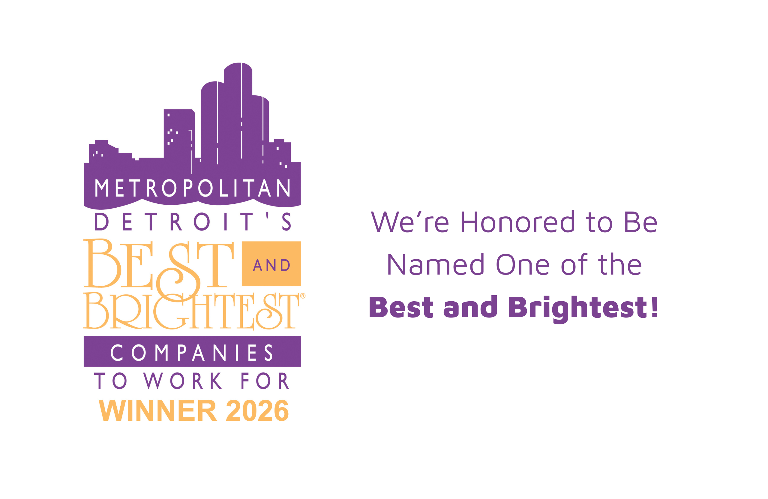 w3r Wins 2026 Metro Detroit’s Best and Brightest Award